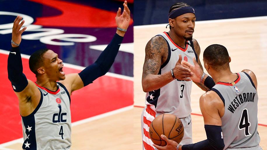 Cởi giày tặng fan từ giữa hiệp 4, Russell Westbrook cùng Wizards thắng dễ Indiana Pacers