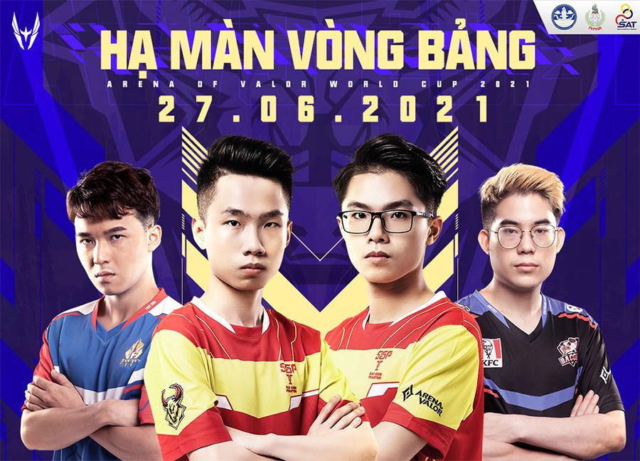 Kết quả AWC Liên quân 2021 ngày 8 (27/6): SGP mất ngôi đầu