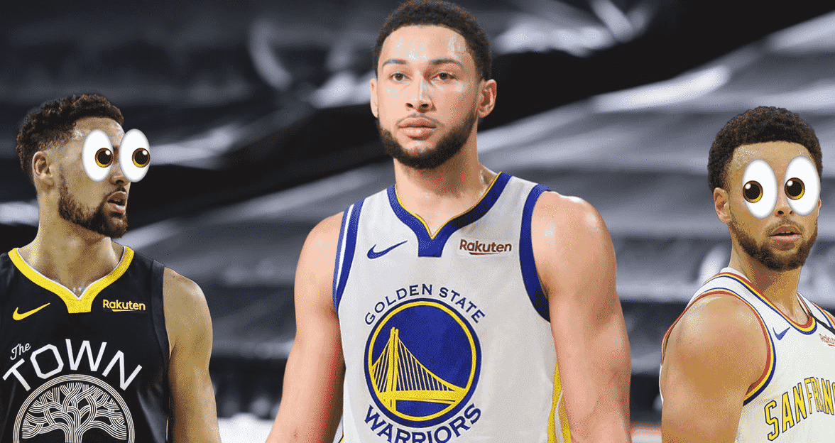 76ers muốn trade một mình Ben Simmons lấy 6 cầu thủ Golden State Warriors