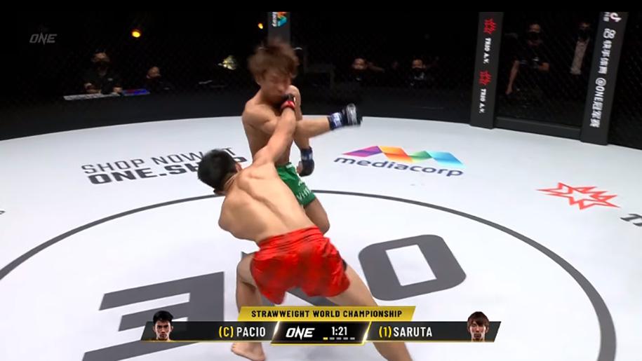 Joshua Pacio knockout Yosuke Saruta bằng đòn pha phản đòn phá trụ tuyệt hảo