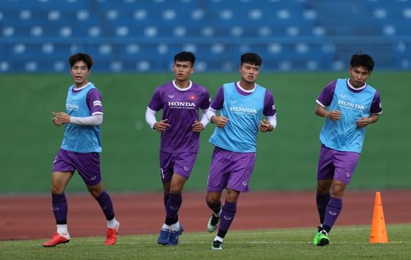 U23 Việt Nam tập luyện nâng độ khó trước giải U23 Đông Nam Á 2022