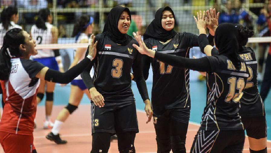 Bóng chuyền nữ Indonesia đặt mục tiêu vượt mặt Thái Lan và Việt Nam tại SEA Games 31