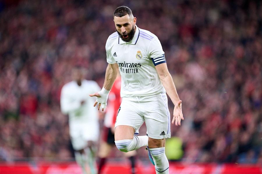 Benzema sánh ngang Ronaldo về số bàn thắng vào lưới Bilbao