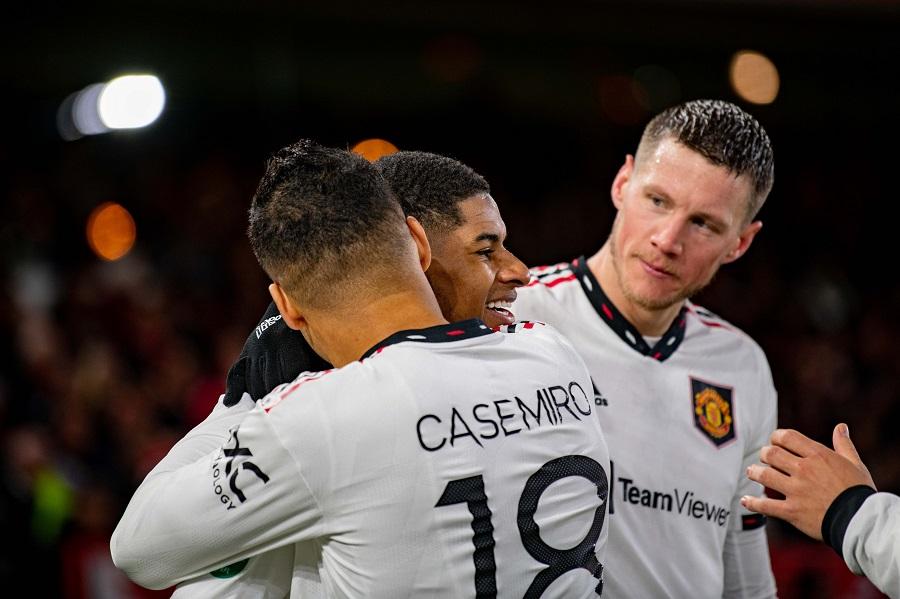 MU thắng đậm ở Carabao Cup, Rashford tiếp nối chuỗi ghi bàn