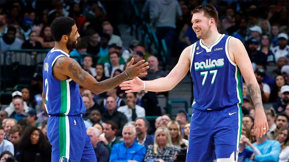 Song sát Kyrie Irving - Luka Doncic làm nên lịch sử, Dallas Mavericks hạ gục Philadelphia