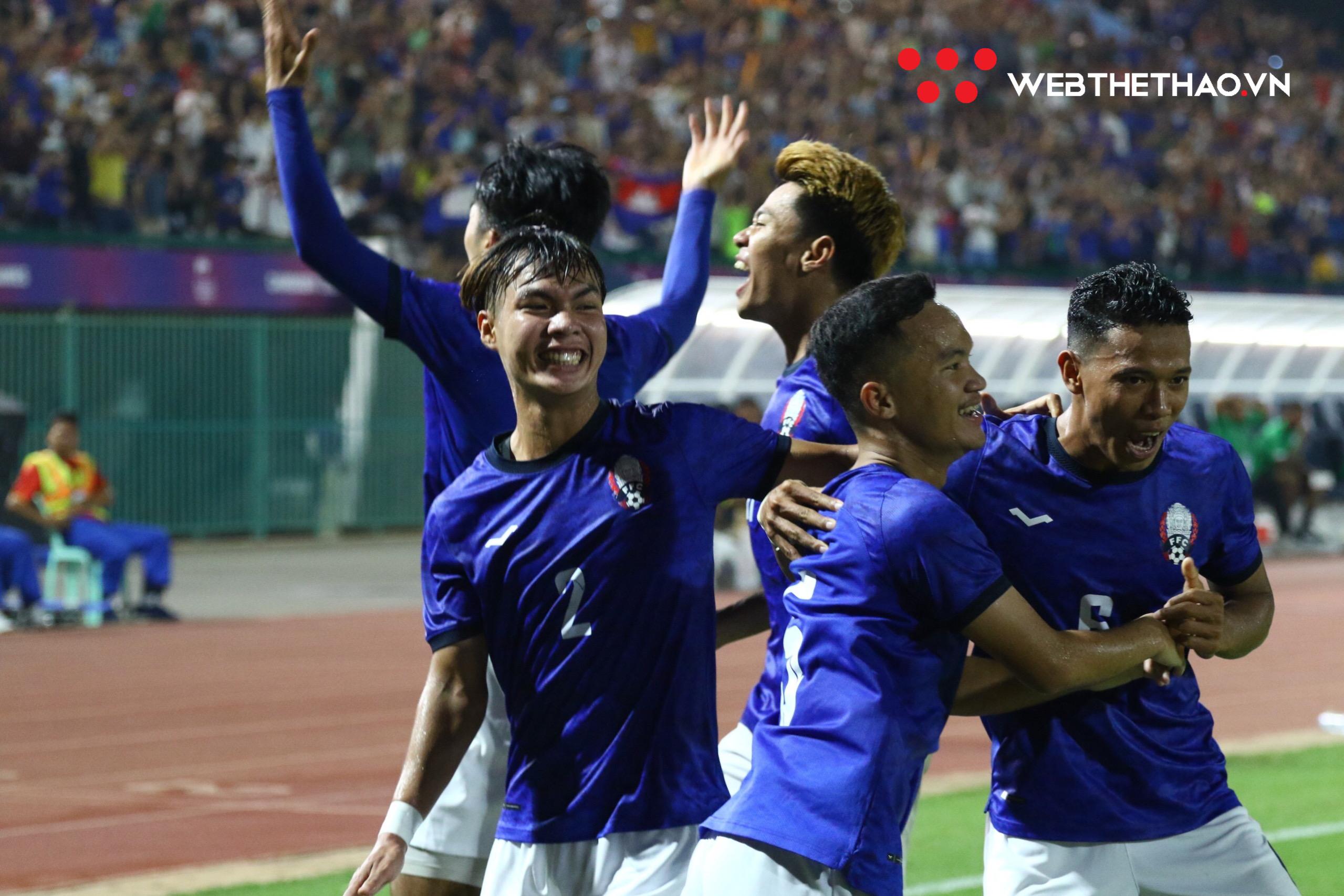 U22 Campuchia nhấn chìm U22 Timor Leste ở trận ra quân SEA Games 32