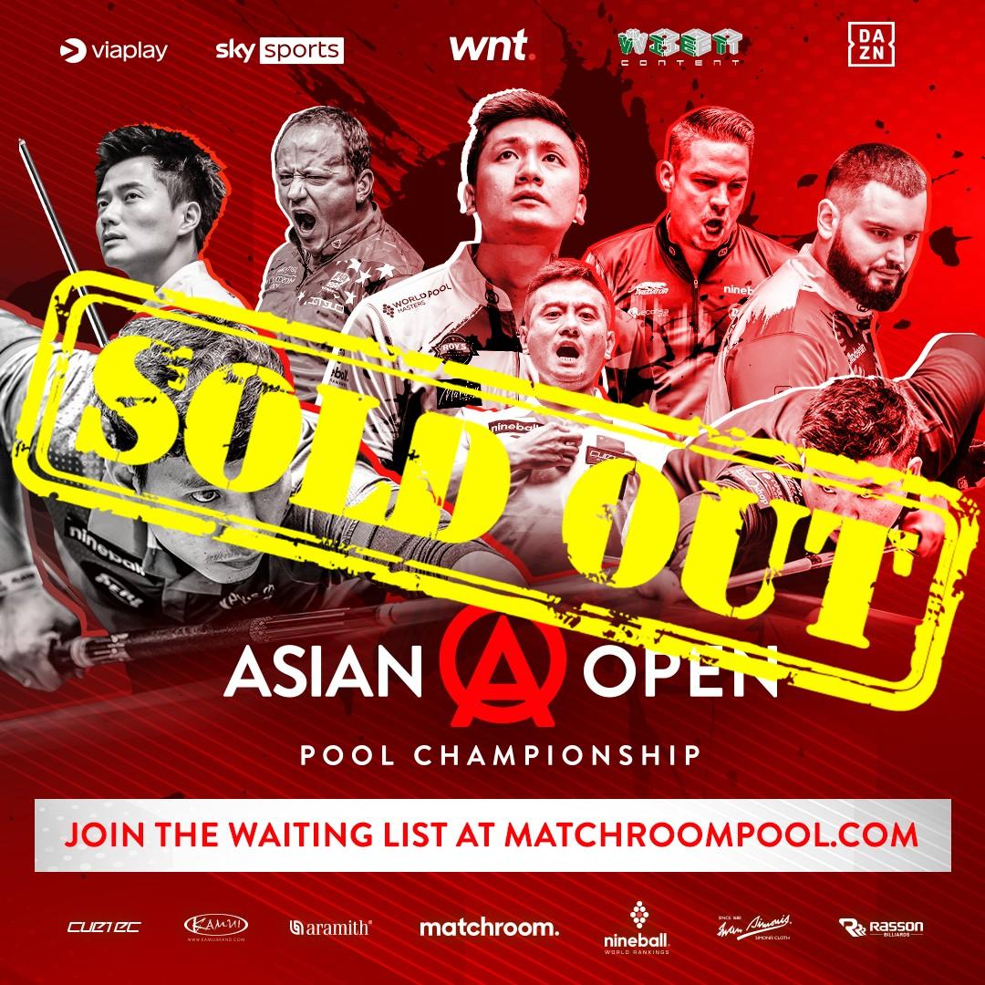 Asian Open Pool Championship 2023 có bao nhiêu suất tham dự cho cơ thủ Việt Nam?