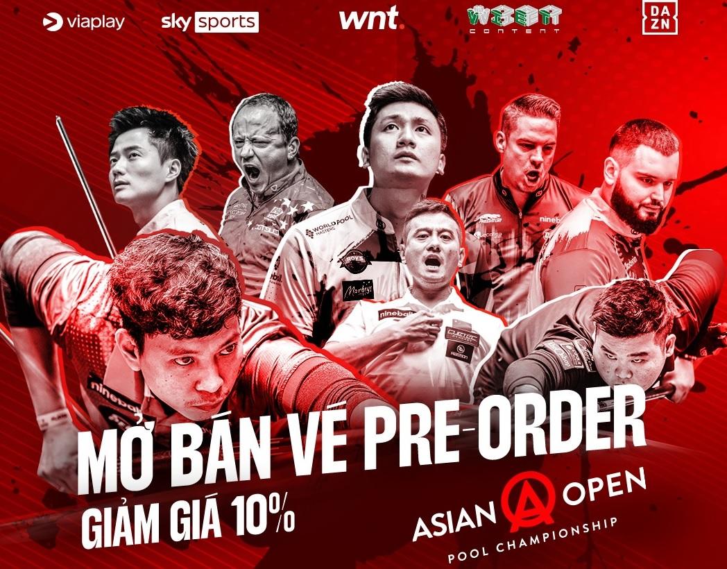Giá vé xem Asian Open Pool Championship 2023 bao nhiêu? Đặt mua ở đâu?