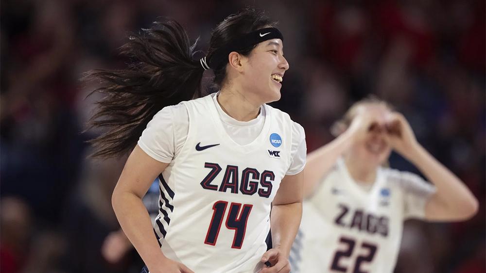 Trương Thảo My cùng Thảo Vy và Gonzaga thắng ngược dòng, tiến vào vòng 2 NCAAW Tournament 2024