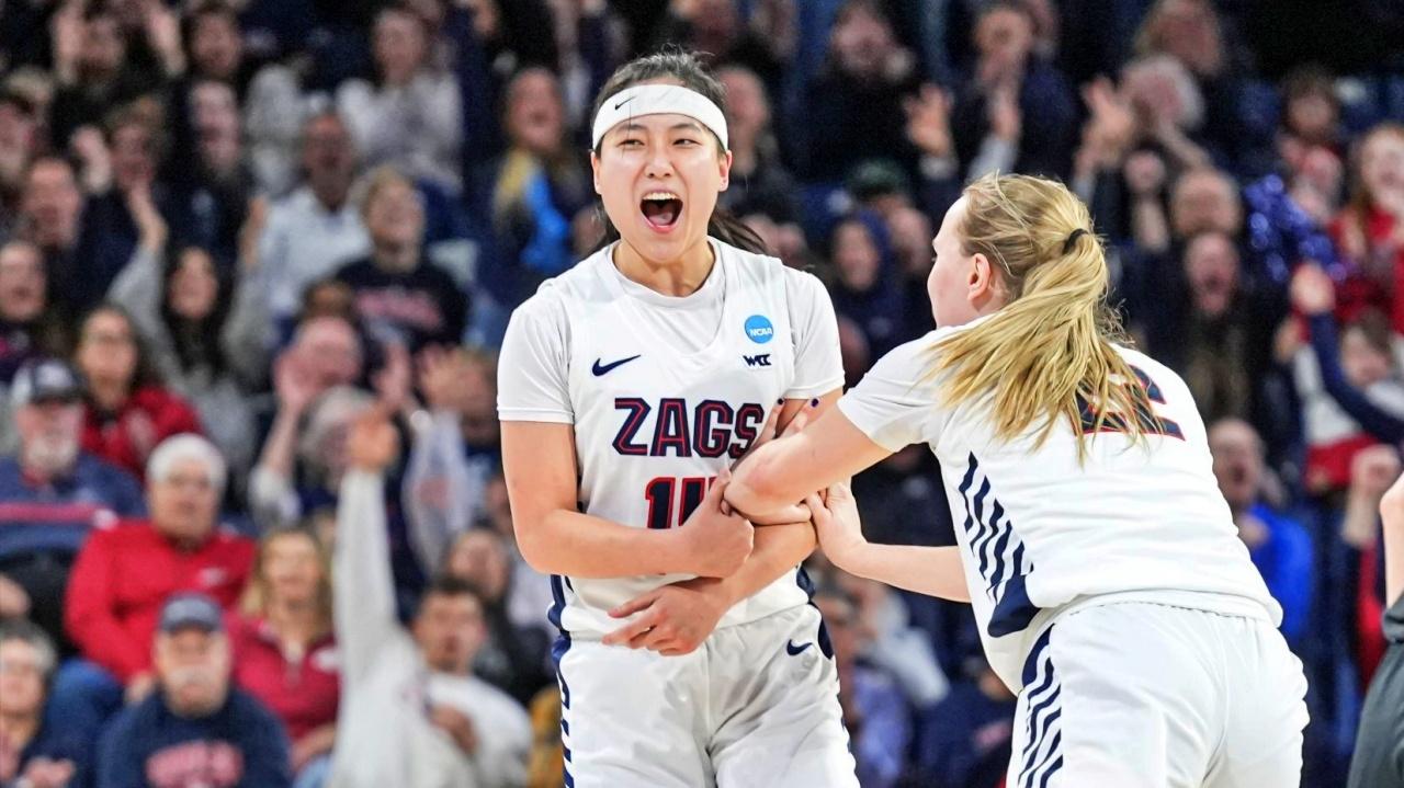 Thảo My - Thảo Vy tỏa sáng ở vòng 2 NCAA, đưa ĐH Gonzaga tái lập cột mốc 9 năm trước