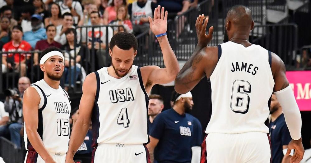 Nhọc nhằn đánh bại Canada, LeBron cùng Curry có chiến thắng đầu tiên với tuyển Mỹ
