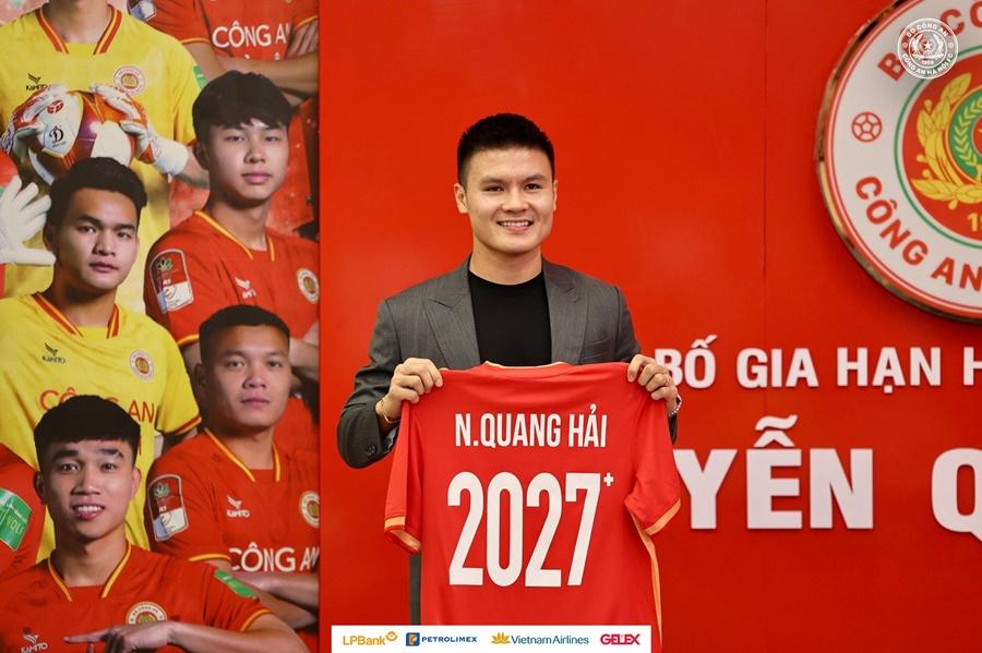 Chuyển nhượng V.League: Quang Hải gia hạn hợp đồng với CAHN