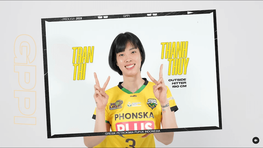 Thanh Thuý chạm trán người cũ Hoá chất Đức Giang ngày ra quân giải bóng chuyền VĐQG Indonesia