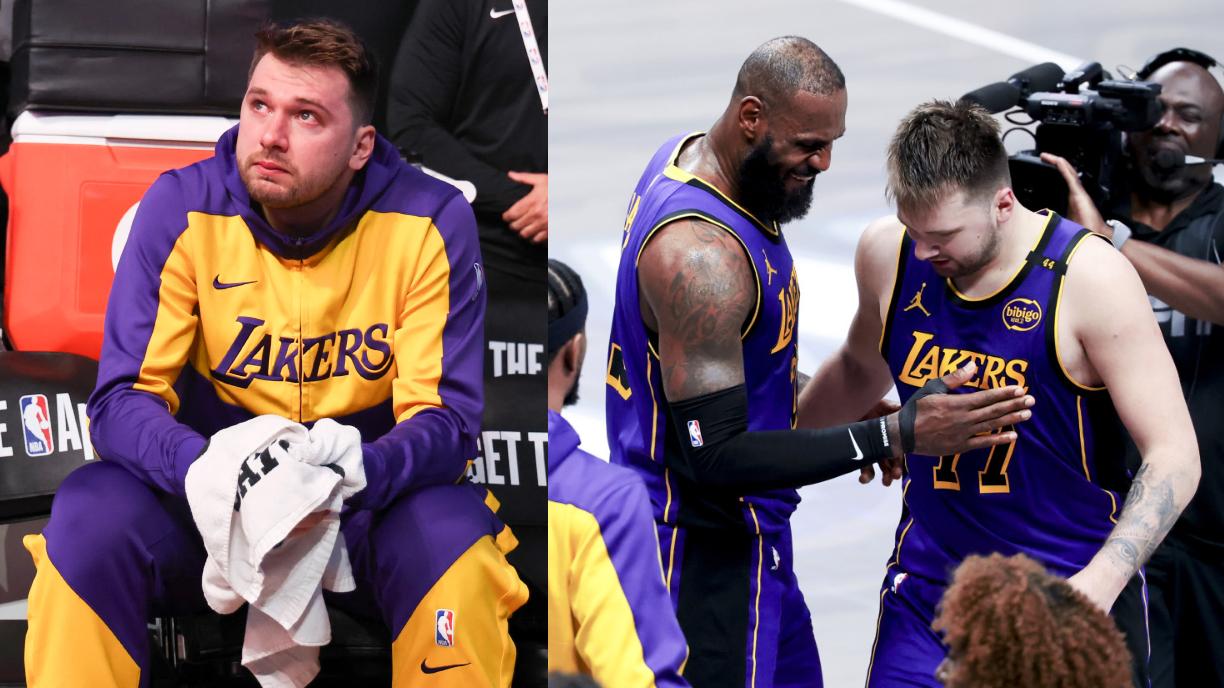 Luka Doncic rơi nước mắt, ghi 45 điểm trong ngày Los Angeles Lakers chốt vé Playoffs