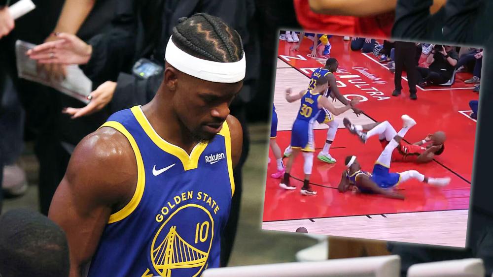 Jimmy Butler ngã cực đau, buộc phải nghỉ thi đấu: Đã có tình huống chơi xấu của Houston?