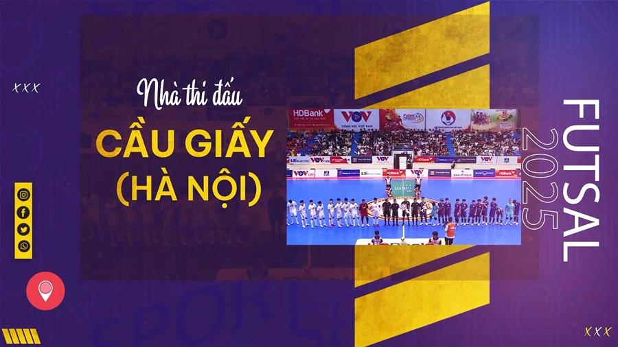 Xem trực tiếp giai đoạn 2 lượt đi Giải Futsal HDBank VĐQG 2025 ở đâu? kênh nào?