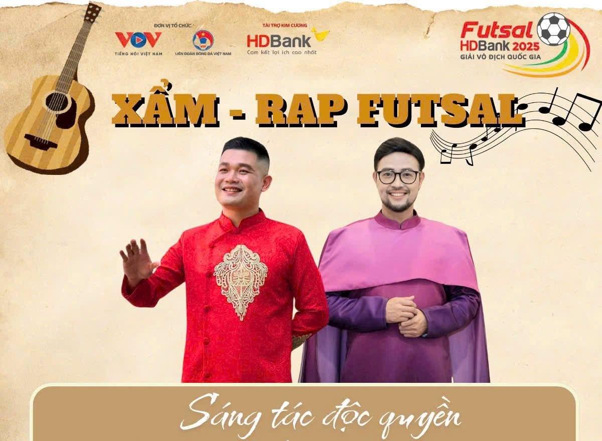 Mở cửa tự do đón NHM xem “show” nghệ thuật đặc biệt ở giải futsal HDBank VĐQG 2025