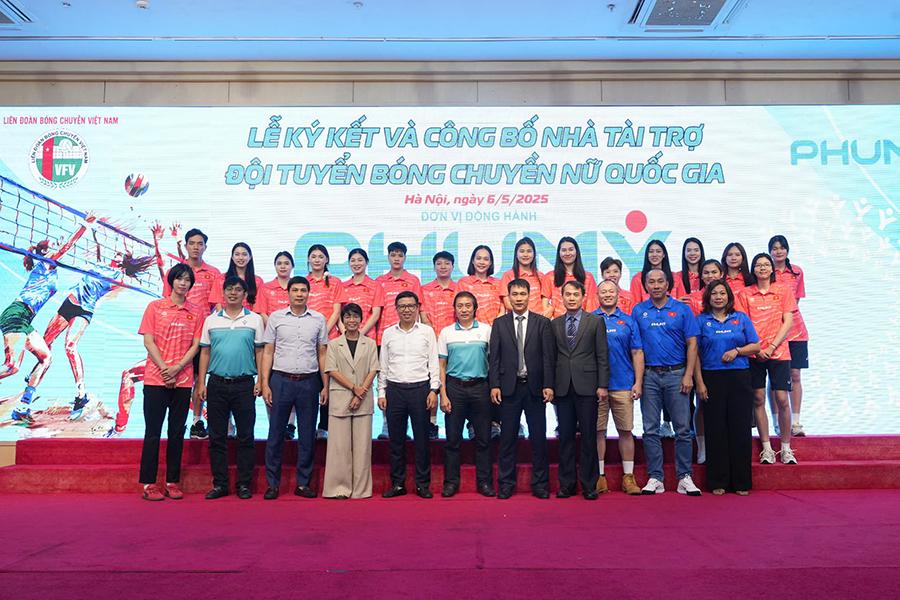 Phú Mỹ - đơn vị đồng hành cùng đội tuyển bóng chuyền nữ Việt Nam