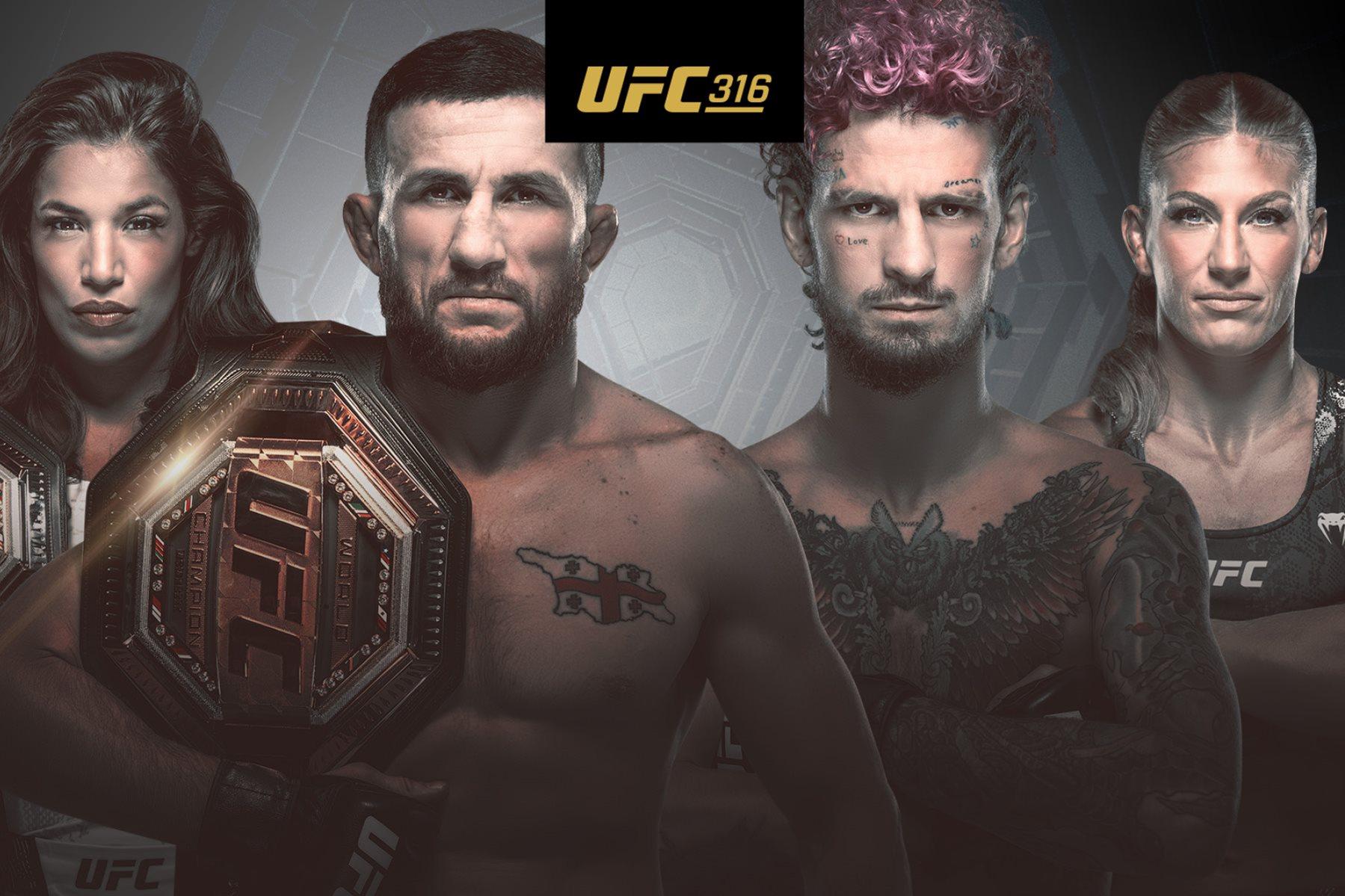 Lịch thi đấu UFC 316: Merab Dvalishvili vs. Sean O'Malley 2