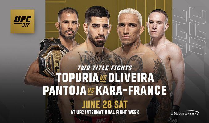 Kết quả UFC 317: Ilia Topuria vs Charles Oliveira