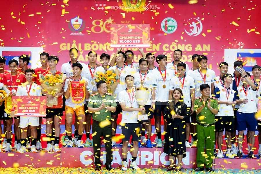 Vượt qua áp lực nghẹt thở, Cảnh Sát Indonesia lên ngôi vô địch giải bóng chuyền CACSQT 2025