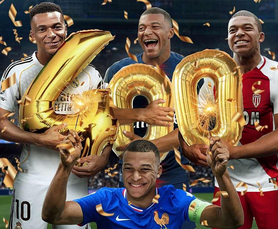 Sau 400 bàn thắng Mbappe nói về mốc... 1000 bàn cùng Ronaldo