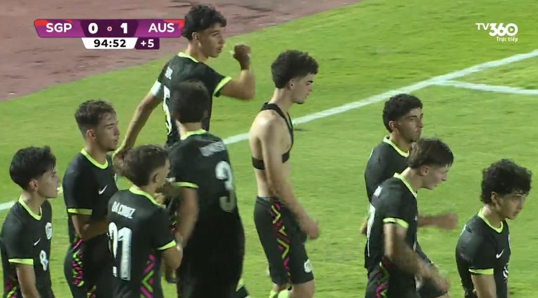 U17 Singapore suýt tạo địa chấn trước nhà ĐKVĐ Australia