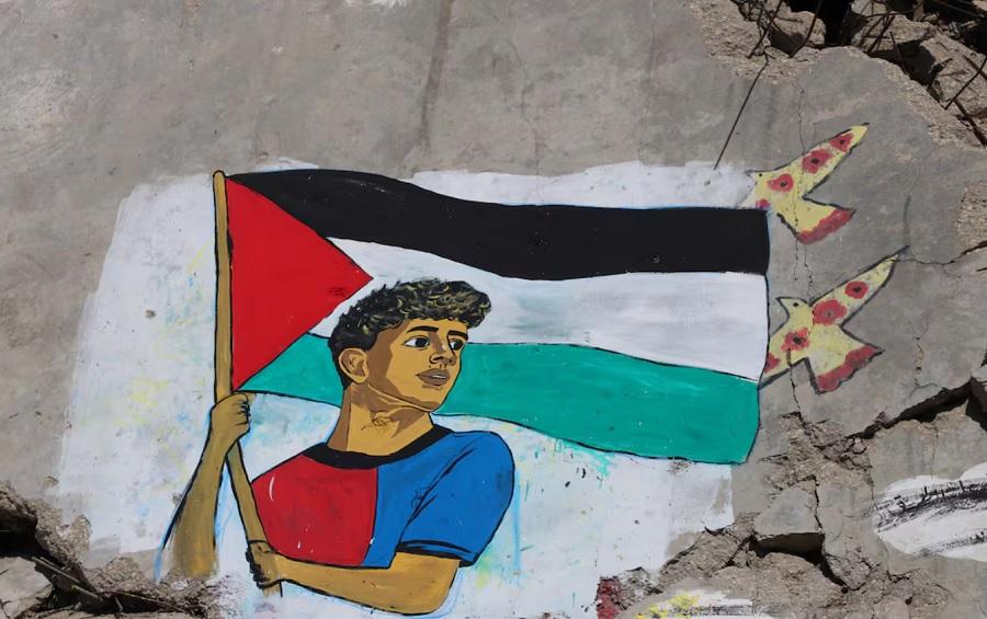 Lamine Yamal bị chỉ trích vì ăn mừng với lá cờ Palestine