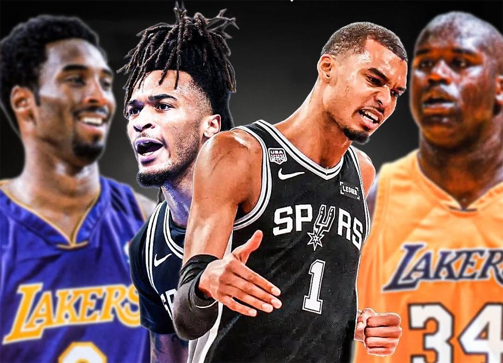 Victor Wembanyama và Stephon Castle xô đổ kỷ lục NBA của bộ đôi Shaq - Kobe