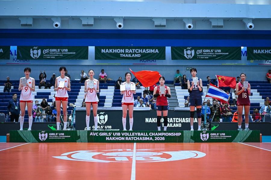 Đội hình Dream Team giải bóng chuyền U18 vô địch châu Á 2026