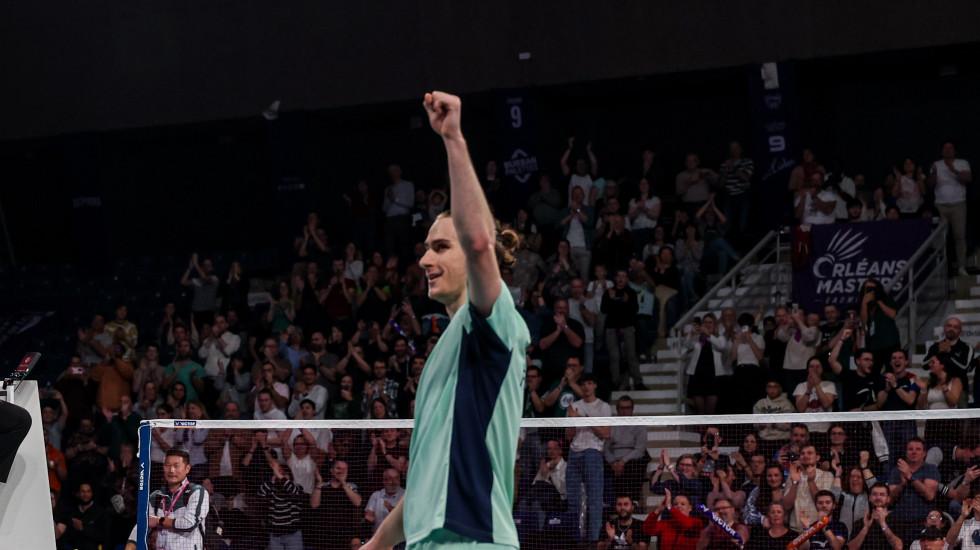 Alex Lanier lần đầu vô địch giải cầu lông Orleans Masters trên quê hương