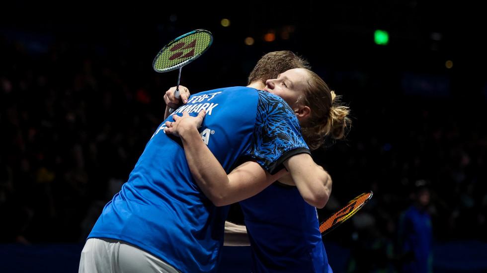 Jesper Toft và Amalie Magelund "cưỡi" tên lửa đến giải cầu lông All England 2025