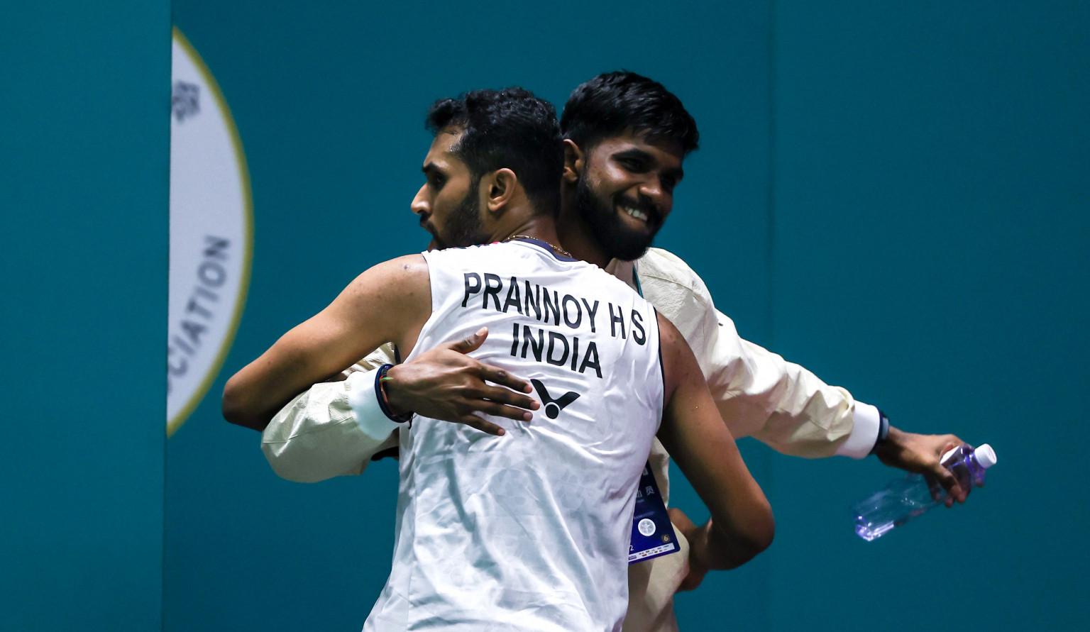 Giải cầu lông China Open 2025 chứng kiến Prannoy thoát hiểm kỳ diệu