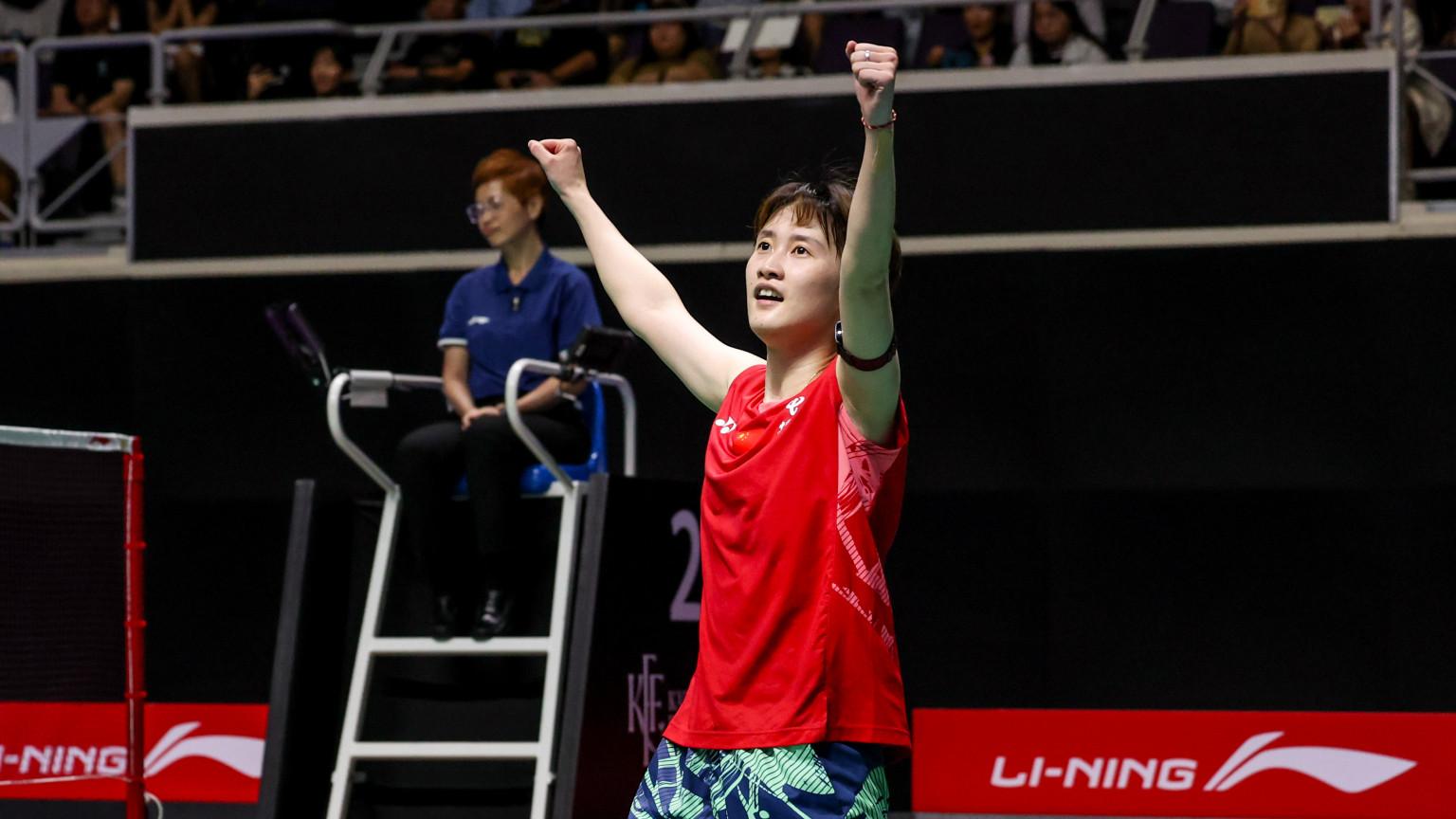 Giải cầu lông Singapore Open 2025: Chen Yu Fei khẳng định có thể cạnh tranh với số 1 thế giới An Se Young