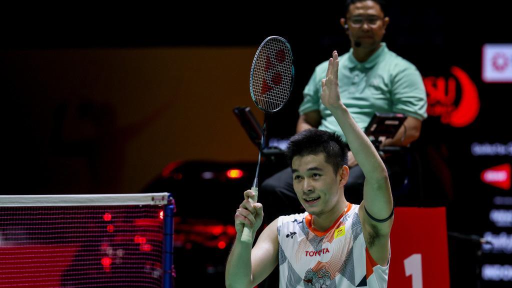 Kunlavut Vitidsarn tiến vào trận chung kết giải cầu lông Indonesia Masters đầu tiên