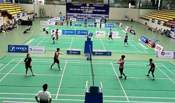 Giải Cầu lông các cây vợt xuất sắc quốc gia năm 2024: Các đôi của TPHCM thua sạch