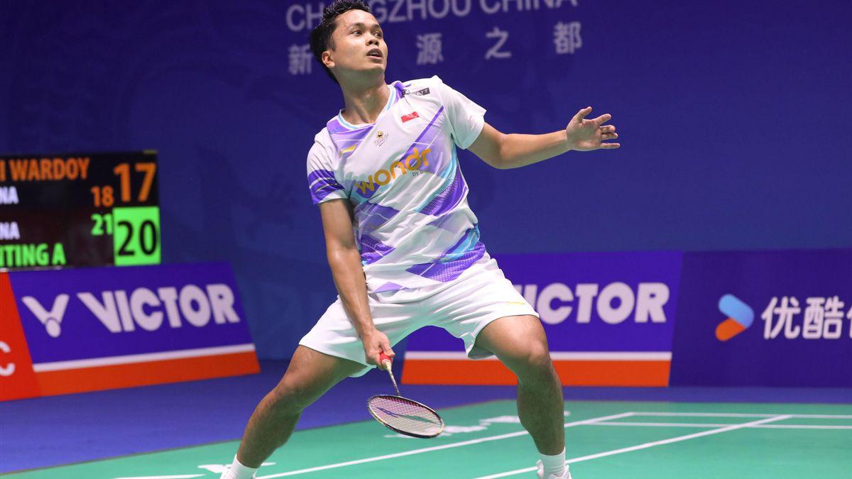 Anthony Ginting tin rằng chiến thắng ở vòng 16 Victor China Open 2024 do số 1 thế giới cầu lông Shi Yu Qi chấn thương