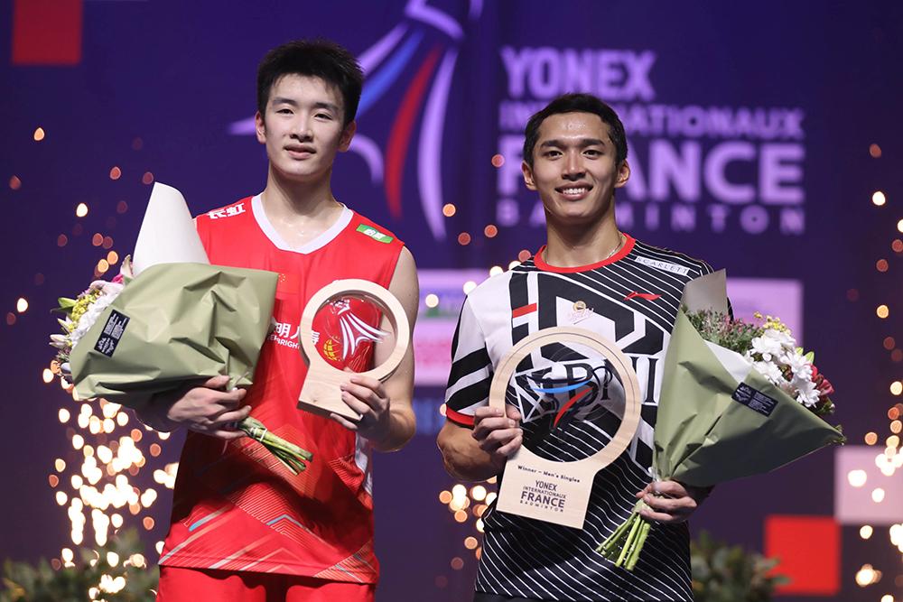Cầu lông Pháp mở rộng 2023: Cựu vô địch ASIAD Jonatan Christie lập cột mớc mới