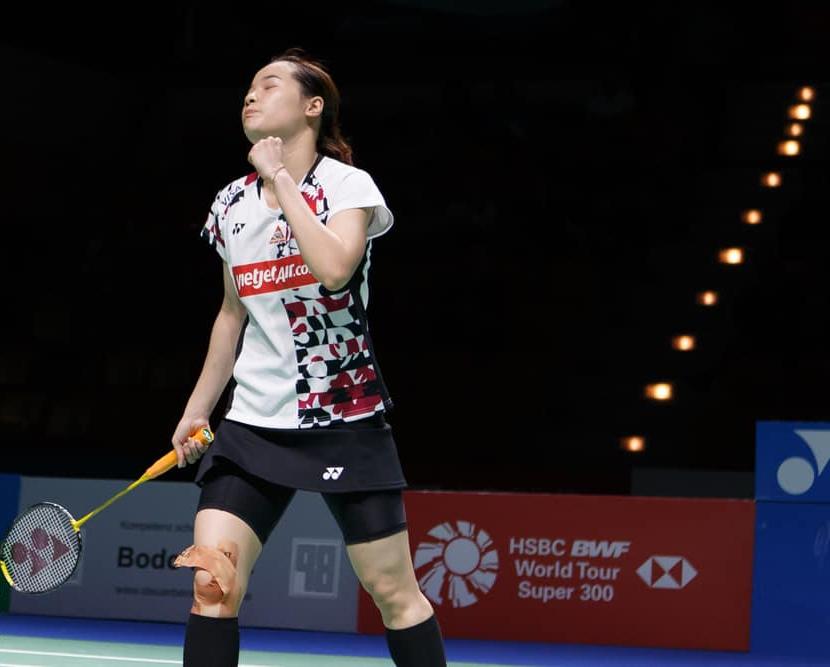 Tay vợt đơn nữ số 1 cầu lông Việt Nam Nguyễn Thùy Linh vào tứ kết Hylo Open 2024
