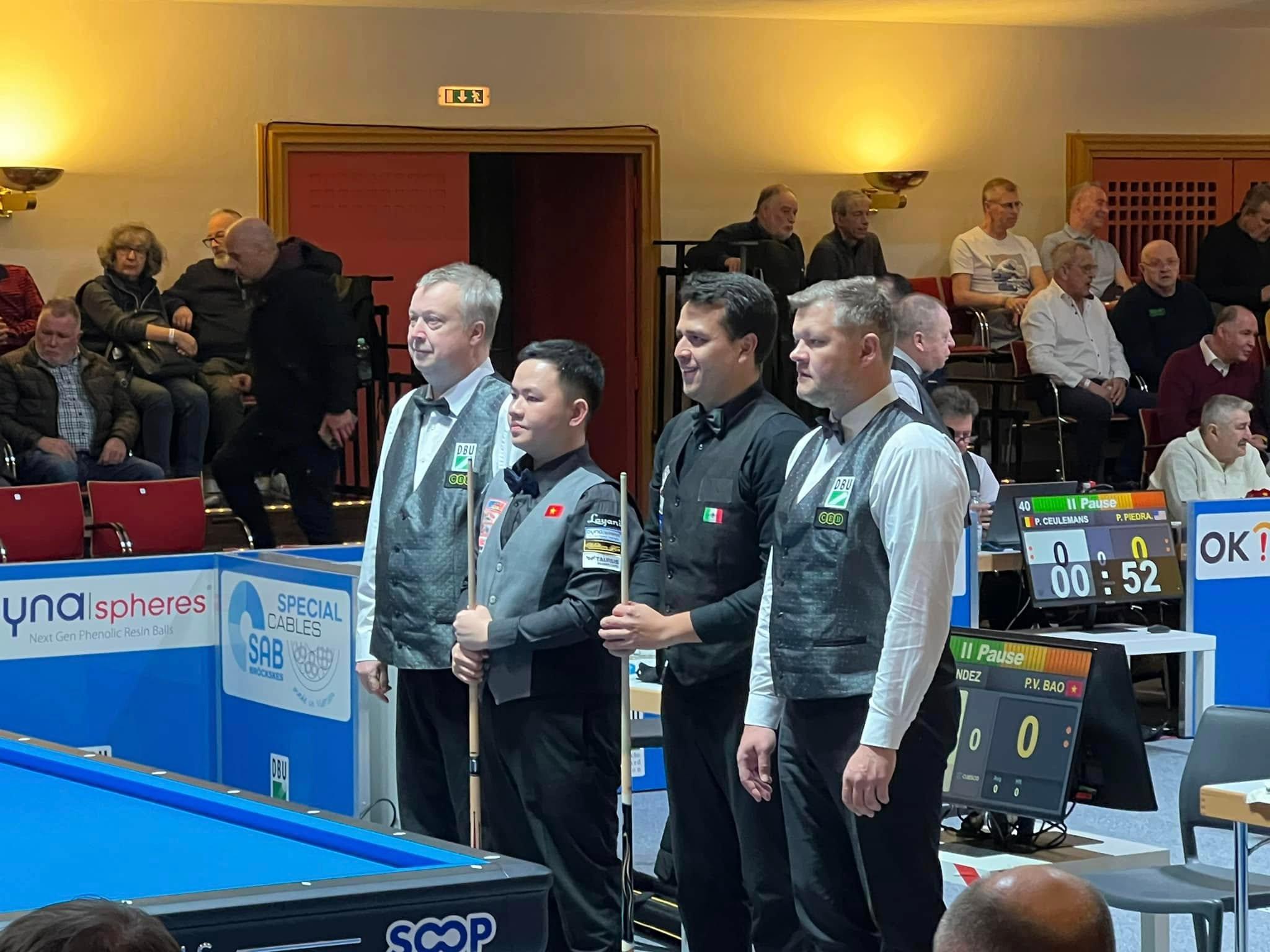 Việt Nam vào bán kết giải billiards 3 băng đội tuyển quốc gia vô địch thế giới 2025