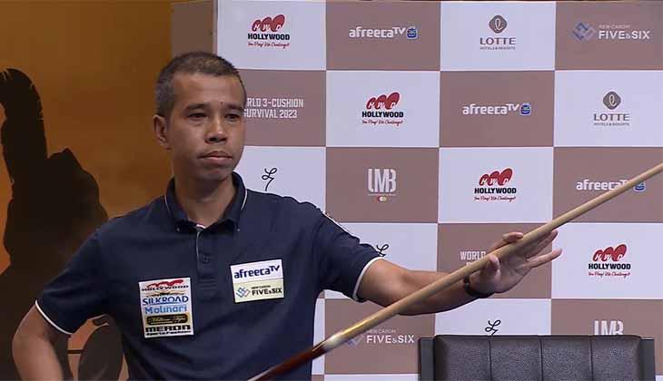 Giải billiard carom 3 băng VĐTG 2023: Trần Quyết Chiến, Bao Phương Vinh phục hận?