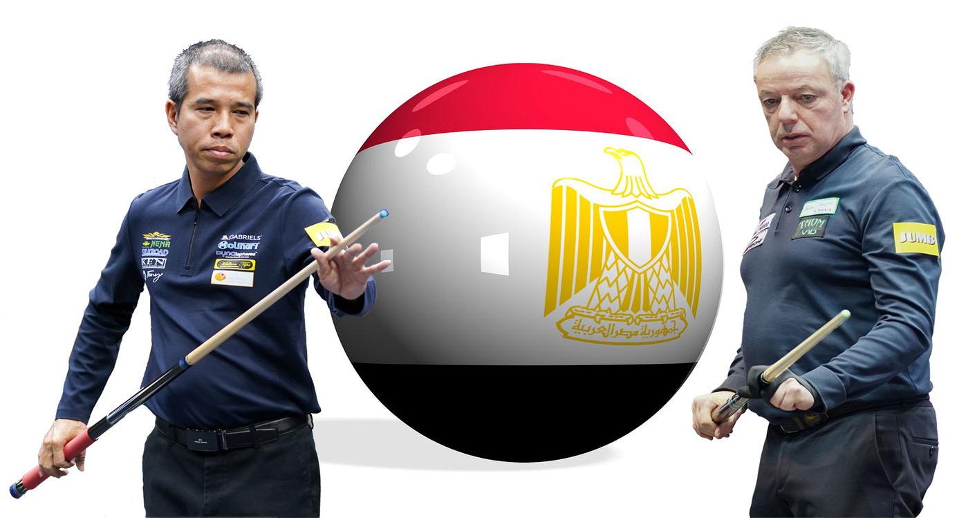 Ứng viên Cúp Chiến thắng 2024 Trần Quyết Chiến và Dick Jaspers tranh số 1 billiards World Cup năm 2024