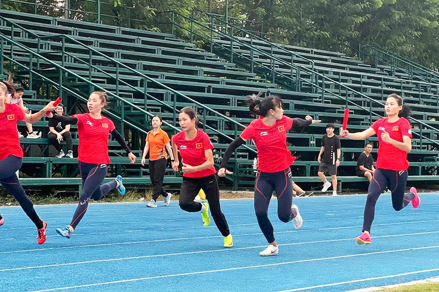 Tổ chạy 4x400m nữ tìm thêm cơ hội dự Olympic Paris 2024 tại giải điền kinh Đài Loan mở rộng