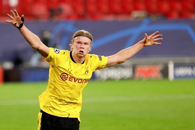 Haaland lập kỷ lục ghi bàn nhanh hơn Mbappe, Messi và Ronaldo