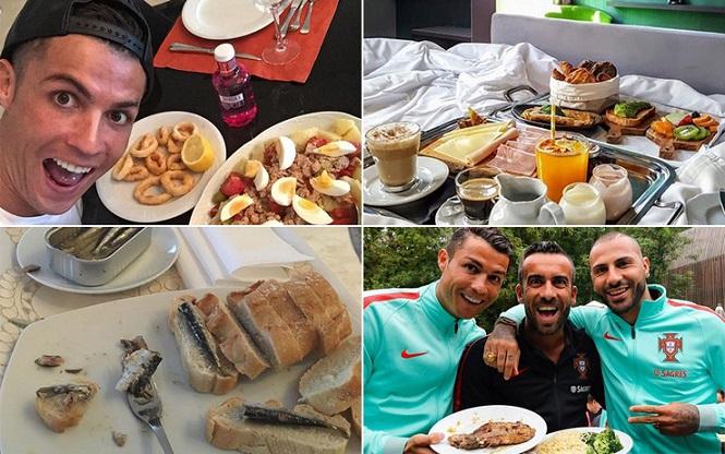 Cristiano Ronaldo tự phạt chống đẩy sau khi bỏ... ăn kiêng