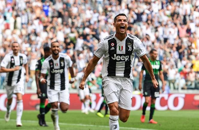 Ronaldo và các tiền đạo Juventus ghi bao nhiêu bàn trước Sassuolo?
