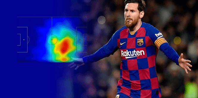Bản đồ nhiệt cho thấy Messi biến đổi phong cách chơi suốt sự nghiệp