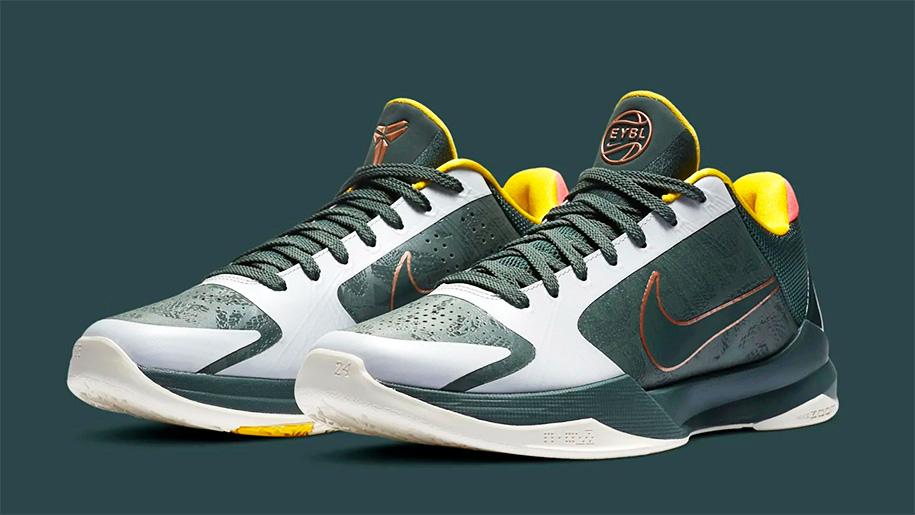 Nike Kobe 5 Protro EYBL: Xanh huyền bí và bản phối cực kỳ hài hoà