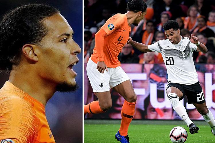 Van Dijk bị CĐV chế giễu sau khi làm nền cho siêu phẩm của Gnabry