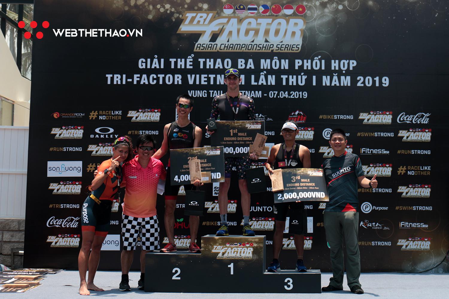 Cao Hà về nhì Enduro, vận động viên nước ngoài chiếm ưu thế tại TRI-Factor 2019